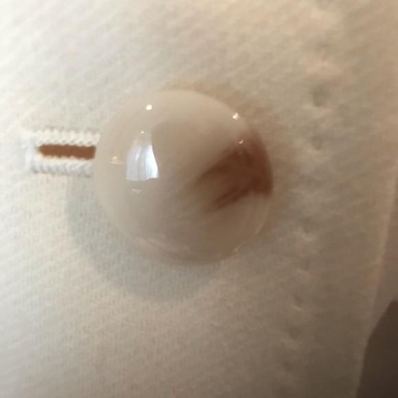 NWOT's Talbots Vanilla Lightweight 100% Wool Blazer - Picture 6 of 6